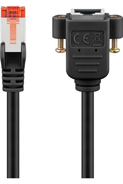 goobay Καλώδιο Ethernet S/FTP Cat.6 Gigabit 1μ Μαύρο Κωδικός: 65637