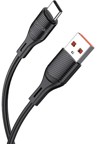 KAKUSİGA Καλώδιο USB 2.0 USB-C αρσενικό - USB-A 15W Μαύρο 1μ (KSC-953-C-BK)