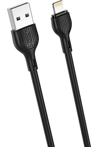Xo NB200 2.1A Καλώδιο USB-A σε Lightning Μαύρο 1μ (16.005.0134)