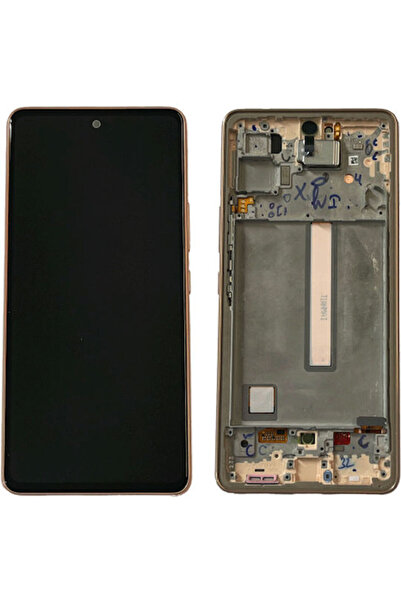 Samsung Οθόνη με μηχανισμό αφής και πλαίσιο για A536B Galaxy A53 5G (Ροδακινί...