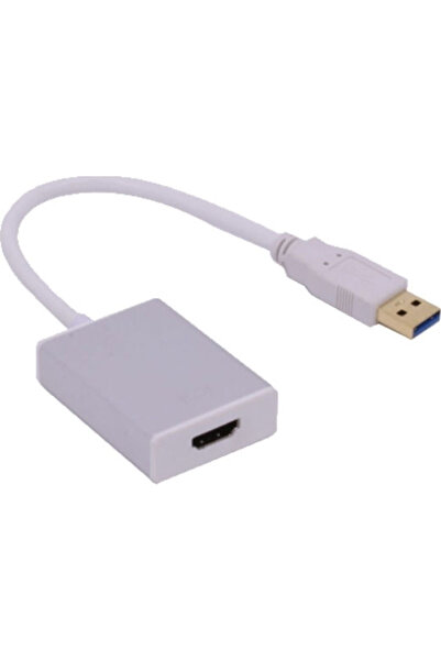 OEM Converter USB-A male to HDMI female White 1pcs FTT14-008