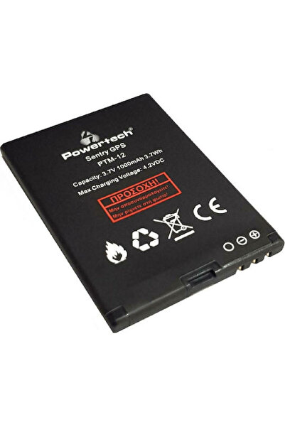 POWERTECH SP-PTM12-BAT Ανταλλακτική Μπαταρία 1000mAh για Sentry GPS