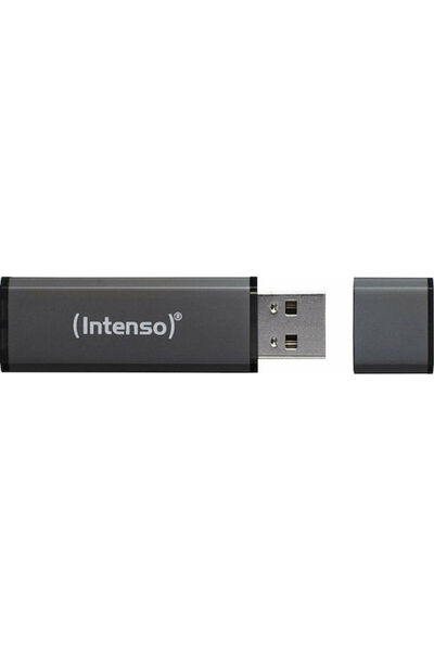Intenso Alu Line 64GB USB 2.0 Στικάκι Γκρι