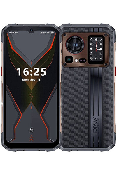 HOTWAV Cyber 15 Διπλή SIM (12GB/256GB) Ανθεκτικό Smartphone Καφέ Cyber