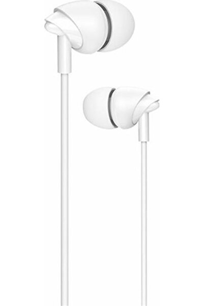 Usams EP-39 Ενδοωτικά ακουστικά handsfree με βύσμα 3.5mm, λευκά