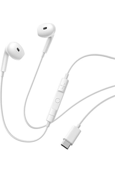 Baseus Encok Hz19 Ενδοωτικά Ακουστικά Handsfree με Σύνδεση USB-C Λευκά