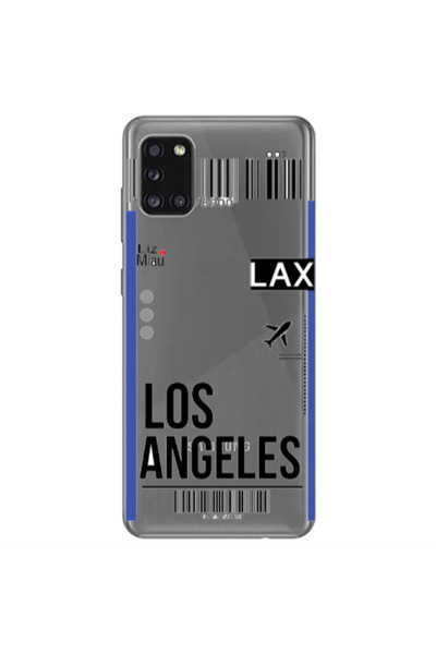 Other Samsung A31 Los angeles Transparent Silicone TPU Θήκη