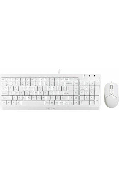 A4 Tech A4Tech Fstyler Combo F1512S Σετ Πληκτρολόγιο & Ποντίκι Λευκό (Ελληνικό)