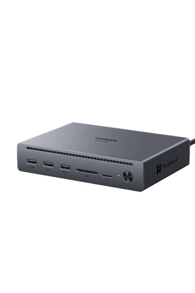 Ugreen U712 USB-C Σταθμός Σύνδεσης με DisplayPort και Ethernet, Γκρι