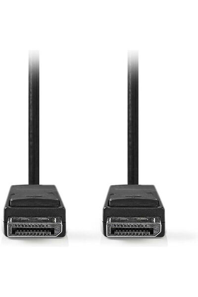 Nedis Καλώδιο DisplayPort αρσενικό - DisplayPort αρσενικό 3μ Μαύρο (CCGL37010...
