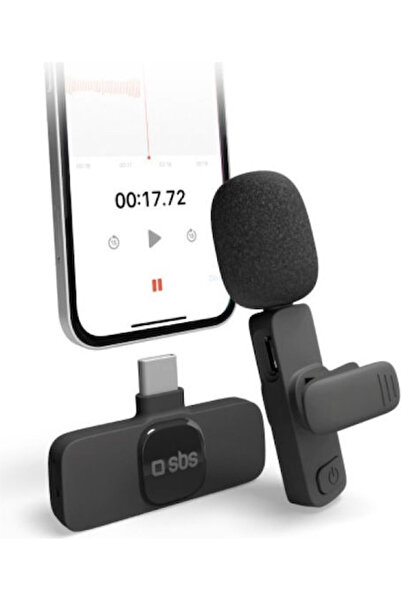 SBS TEMICTYCBTK Μικρόφωνο με USB Type-C με κλιπ για κινητό