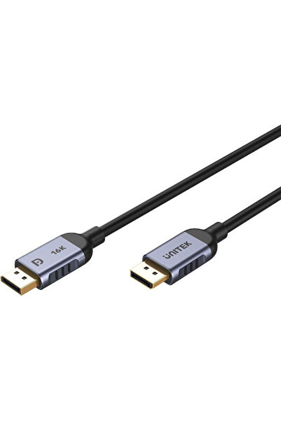 Unitek Καλώδιο DisplayPort αρσενικό - DisplayPort αρσενικό 1μ Μαύρο (C1628GY0...