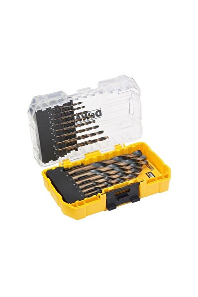 Dewalt Μαύρα & Χρυσά Μεταλλικά Τρυπάνια, 23 Τεμάχια [DT70729-QZ]
