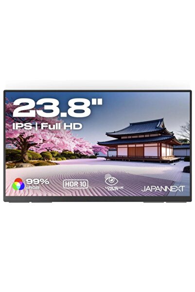 Japannext Monitor portabil IPS LED de 23.8 " JN-MD-IPS238F-C6, Full HD, HDMI,...