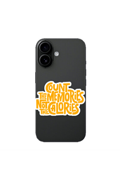 Other Apple Iphone 16 plus Count the memories not the calories Transparent Si...