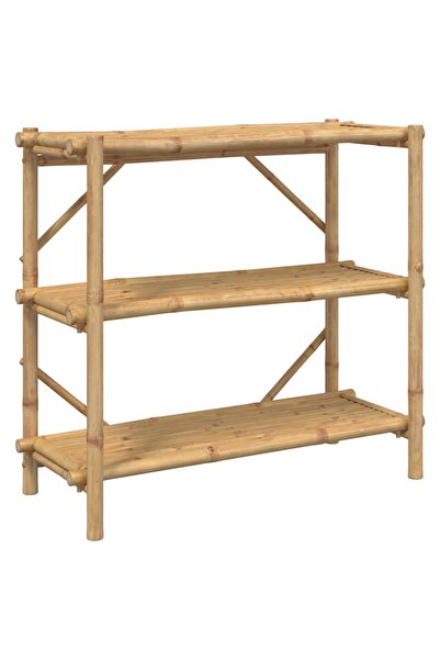 vidaxl Raft cu 3 niveluri, 100x40x90 cm, bambus