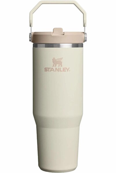 Stanley The Iceflow Flip Straw 2.0 Thermos Cup with Straw 0.89 Lt Beige 10-13...