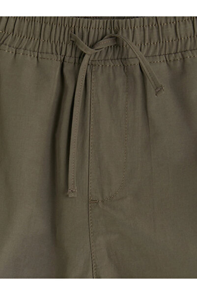 LC Waikiki Green Comfortable Fit Men's Cargo Shorts