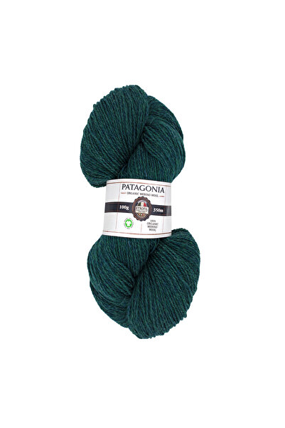 Etrofil Patagonia pređa za pletenje petrolovo zelena 100% organska merino vun...