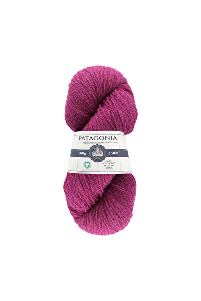 Etrofil Patagonia pređa za pletenje, živopisno roze, 100% organska merino vun...