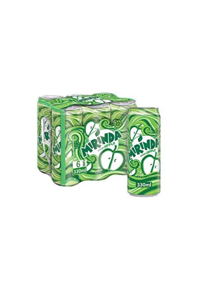 mirinda Green Apple Carbonated Soda Can 330ml
