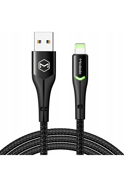 Mcdodo Cablu de încărcare rapidă USB Lightning 36W pentru iPhone 13 14 2M LED