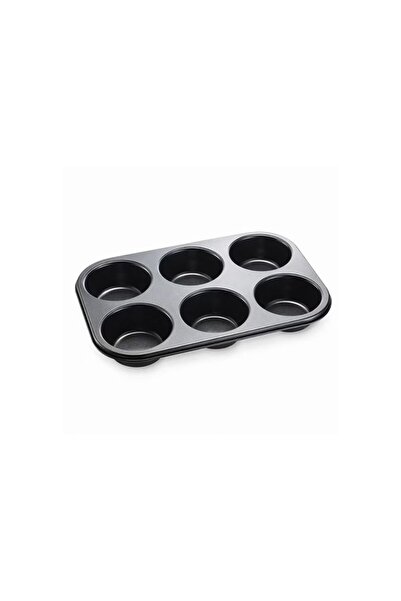 Blackstone Muffin Pan 6-Cup Nonstick Carbon Steel Cupcake Baking Tray Oven Sa...