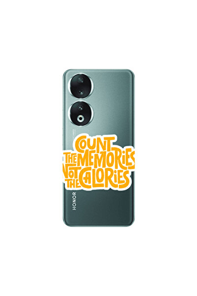 Other Honor 90 5G Count the memories not the calories Transparent Silicone TP...