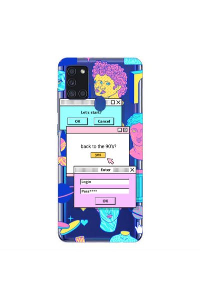 Other Samsung A21S Enter Login Transparent Silicone TPU Θήκη