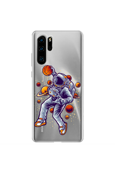 Other Huawei P30 Pro Space Basketball Transparent Silicone TPU Θήκη