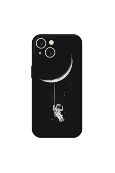 Other Apple iPhone 15 Plus Swing on the moon Transparent Silicone TPU Θήκη