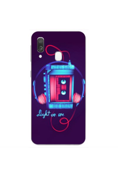 Other Samsung A40 Light on me Transparent Silicone TPU Θήκη