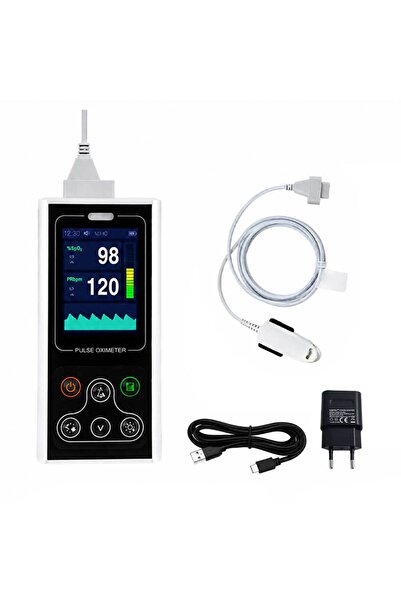 Contec Pulsoximetru portabil CMS60D1, masurare saturatie oxigen si rata pulsu...