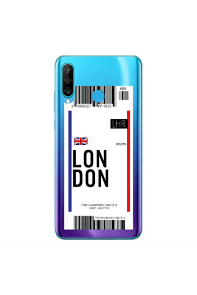 Other Huawei P30 Lite London Arrival Transparent Silicone TPU Θήκη