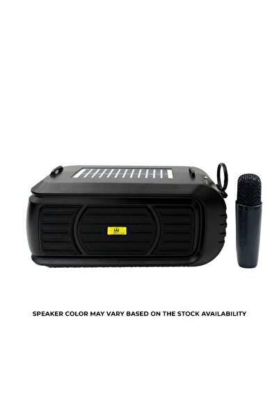 Generic Wireless Bluetooth Karaoke Speaker with Microphone | Solar Rechargeab...