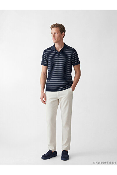 LC Waikiki Nevavm Standard Fit Men's Gabardine Trousers with a Difference