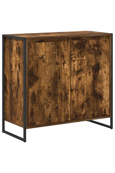 vidaxl Dulap lateral Stejar fumuriu 79 x 36 x 75 cm Lemn compozit