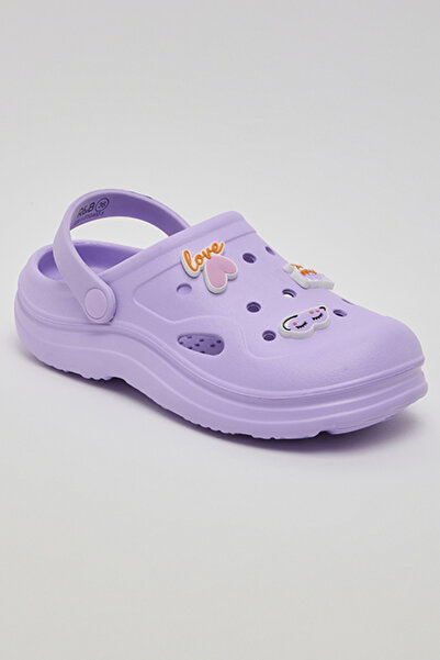 R&B Charm Detail Slingback Clogs