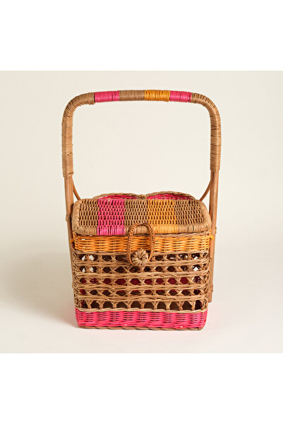 Zsa Zsa Zsu Tam Dao Pembe Rattan Sepet 30x30x44 Cm