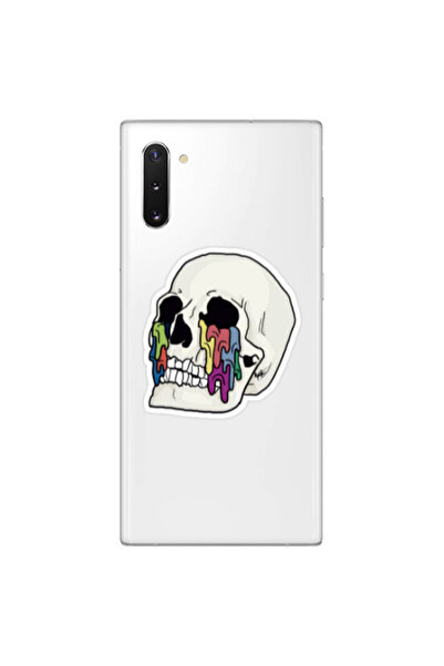 Other Samsung Note 10 Plus Skull Transparent Silicone TPU Θήκη