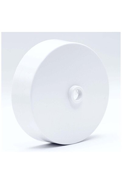Duravel Ceiling Rose Light Fitting, White Satin Moulded, 3” Diameter