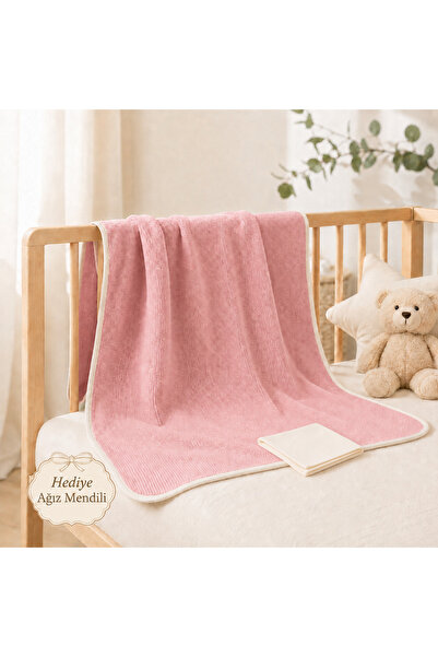 FYB Waffle Baby Blanket Single Layer 78X84 cm 100% Cotton Soft Textured
