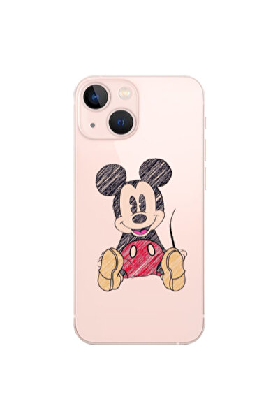 Other Apple iPhone 13 Mini Mickey mouse 2 Transparent Silicone TPU Θήκη