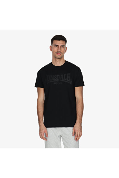 LONSDALE Black Col T-Shirt