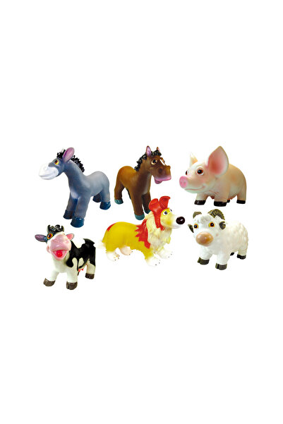 PlayFun Комплект от 6 меки интерактивни играчки-животни (горни и долни части)...