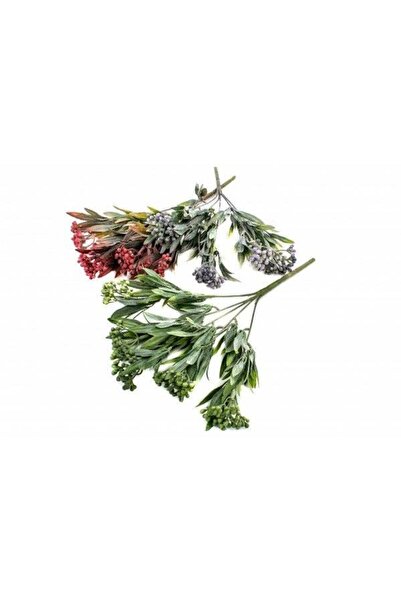 OEM Flori Artificiale Buchet Teiul Manciurian Rosu