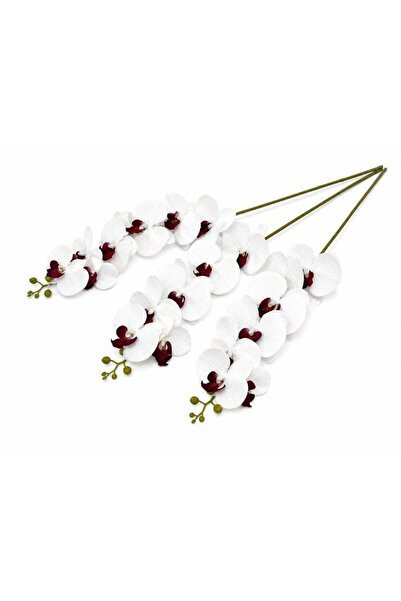 OEM Orhidee artificiala 15 flori 75 Alb