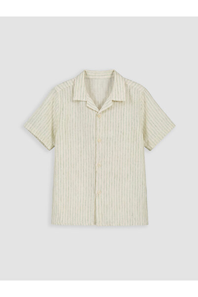 LC Waikiki Nevavm with Difference Boys' Short-Sleeved Shirt