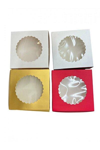 OEM Cutie Carton Alba Cu Fereastra Acetofan 20cm/20cm 12/SET Alb
