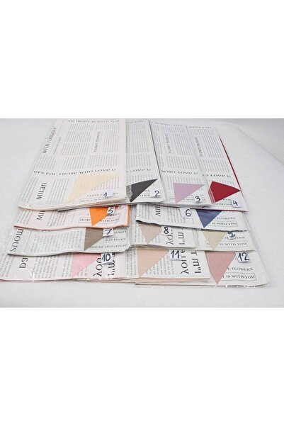 OEM Ambalaj Flori 20/set O Parte Color, Cealalta Ziar Model 9